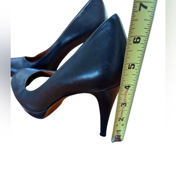 Gucci Nappa Charlotte Pump Stiletto Heels in Black Leather EU 38 US 8 MSRP $540 - Picture 6 of 10